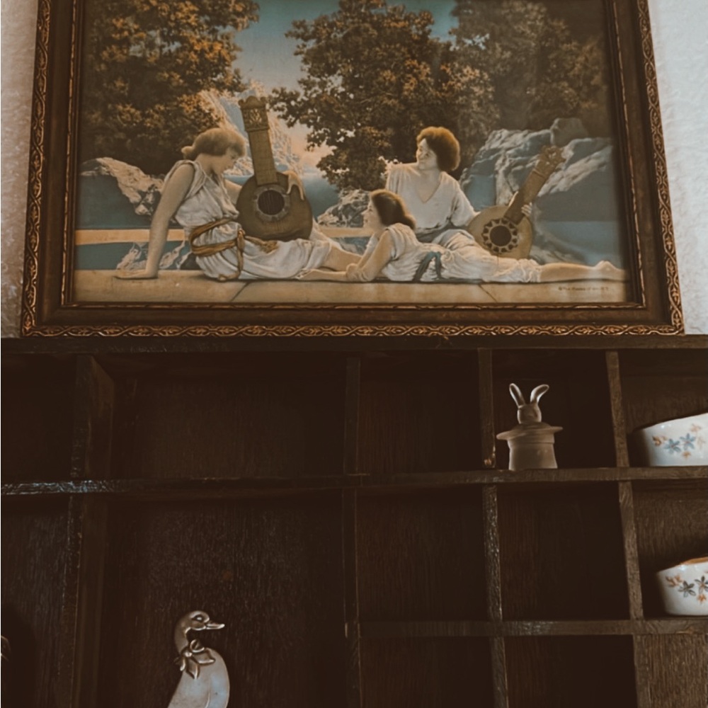 Maxfield Parrish the Lute Players Vintage 1920's House of Art